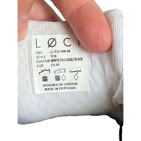 LOCI White & Black Athletic 👟 Love them but they’re just a smidge too small😭 - Picture 10 of 13